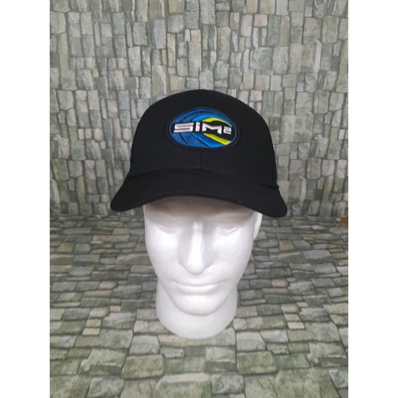 Taylormade Golf Snapback Hat Black Polyester Sim2 Driver Promo Logo - Picture 1 of 7